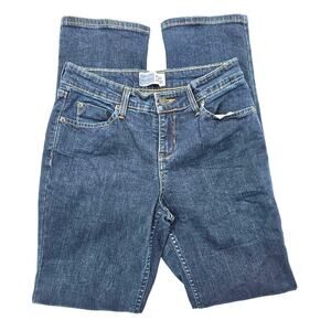 Levi's Strauss & Co Mid Rise Straight Blue Denim‎ Jeans Pants Bottoms Size 4